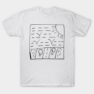 The road on a sunny day . T-Shirt